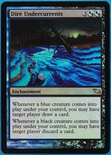 Dire Undercurrents FOIL Shadowmoor PLD Blue Black Rare CARD (498005) ABUGames