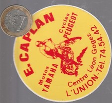 Moto. Cyclo. E. CAPLAN at L'Union. Yamaha and Peugeot.