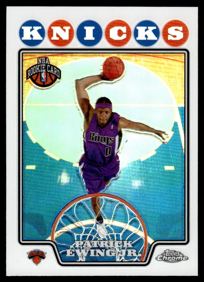 2008-09 Topps Chrome Refractors Patrick Ewing Jr. Rookie Sacramento Kings #214