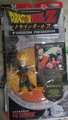 Dragonball Z ~ SS TRUNKS  (FUSION REBORN) ACTION FIGURE BONUS SCORE TRADING CARD