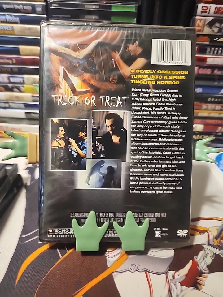 Trick or Treat DVD 2003 Horror Movie Starring Ozzy Osbourne, Gene Simmons New! Foto 2 de 3