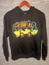 Scooby-Doo Mystery Machine Hoodie Black Youth Medium M 7-9 Graphic Sweatshirt