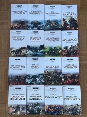 Warhammer 40k - Space Marine Battles - 16 Bücher (Helsreach, Weltenmaschine...)