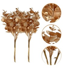  3 Pcs Simulated Eucalyptus Leaves Stems Artificial Table Decorations