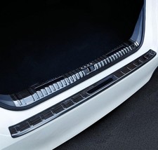 Rear Bumper Guard For Toyota Avalon 2019-2022 Stainless Steel Black Brushed 2pc Rear Bumper Guard For Toyota Avalon 2019-2022 Stainless Steel Black Brushed 2pc