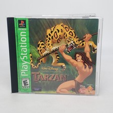 Disney Tarzan Sony PlayStation 1 PS1 Manual And Game Replacement Case Working 