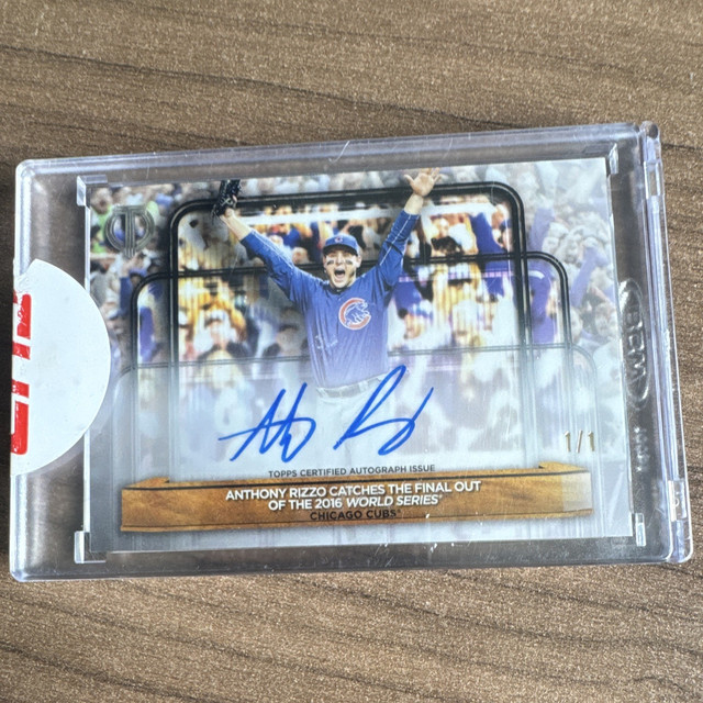 Topps 2024 Tribute Anthony Rizzo Pat Hughes Auto 1/1 CTSDR-RH Cubs
