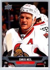 2013-14 Upper Deck Series 1 #45 Chris Neil Ottawa Senators