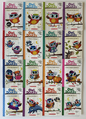 Owl Diaries by Rebecca Elliott Books 1-16