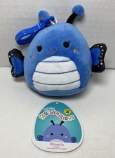 Squishmallows Waverly The Butterfly Clip On 3.5” Plush Soft Toy