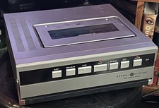 GE 1VCP6020X Portable VCR  Tested - Working  Vintage 80  s Top-Loader