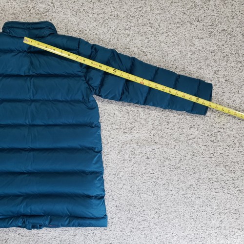 Patagonia Down For Fun Jacket Girls M 10 Puffer Down Zip Up Teal NO HOOD - Picture 10 of 12