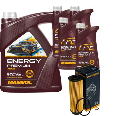 DENCKERMANN Ölfilter MANNOL Energy Premium 5W-30 9L für BMW 5er Touring 530d
