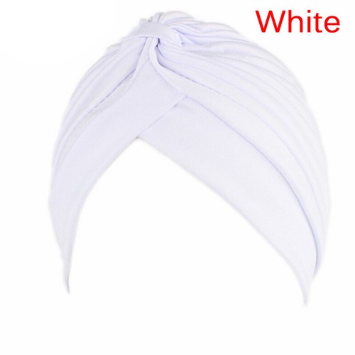 Mode Männer Frauen dehnbar weich indischer Stil Turban Hut Head Wrap Band C GF - Bild 9 von 14