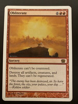 1 X Obliterate #204/350 MTG Core Set 8th Edition Rare NM English