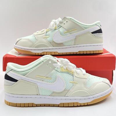 Nike Dunk Low Scrap Sea Glass Green Turnschuhe Größe UK 7,5 Herren neu mit Etikett DB0500-100