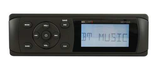 MB Quart MDR2.0 Marine/Boat Bluetooth Receiver+(4) White MB Quart 6.5" Speakers - Picture 2 of 12