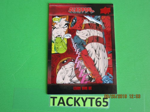 2018 (2019) MARVEL DEADPOOL SINGLE BASE CARD(S) NEW YOU CHOOSE - Picture 15 of 136