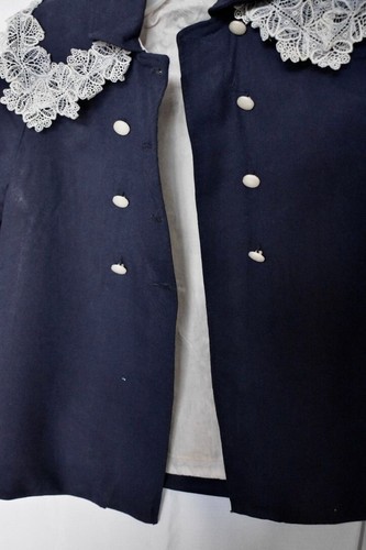 Vintage 1950's Child/Baby Navy Blue Day Coat Baby/Toddler Size See Measurements - Picture 6 of 8