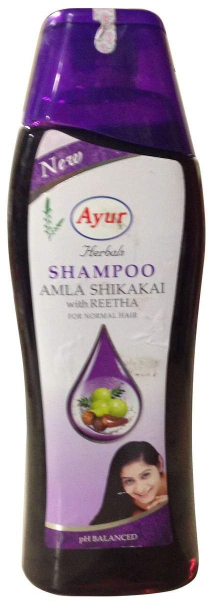 AYUR HERBALS AMLA SHIKAKAI WITH REETHA SHAMPOO 200ML FROM INDIA