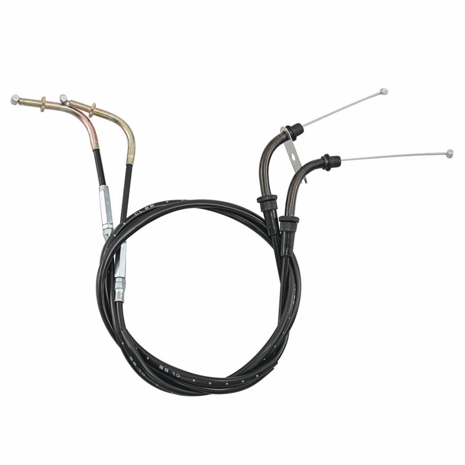Cable de acelerador 2 piezas negro apto para Kawasaki VULCAN 900 VN900 CLASSIC/LT 2006-2017 Foto 2 de 4