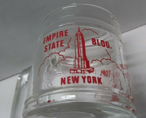 Vintage Empire State Building "I Made It To The Top" Souvenir Shot Glass - Picture 2 of 8