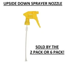 Heavy Duty Chemical Resistant Upside Down Spray Bottle Sprayer Head Nozzle HR