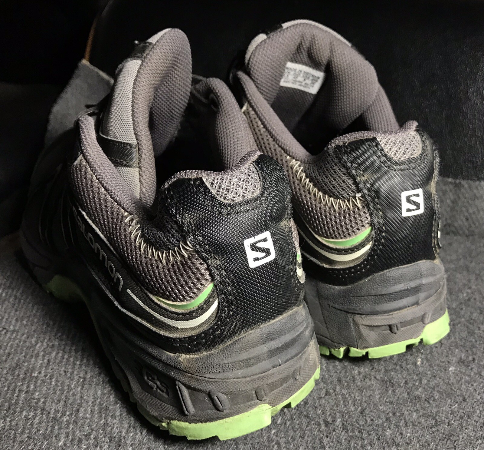 Scarpe Salomon da trekking trail running Contagrip lacci rapidi taglia US 8 EUR 40