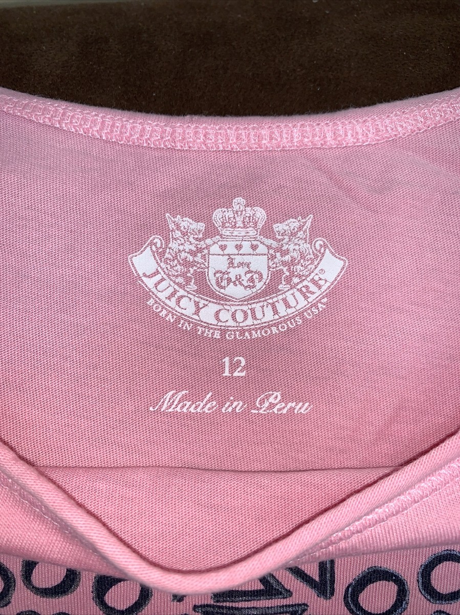 ✨️美品・廃番希少✨️JUICY COUTURE 長袖 カットソー (M) Juicy Couture Pink “juicy” Shirt Girls Size 12-14 new NWT | eBay
