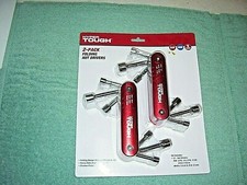 Hyper Tough 2-pack Folding Nut Drivers, NIP, ...