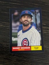 Dansby Swanson 2024 Topps Archives Black Foil Card #89