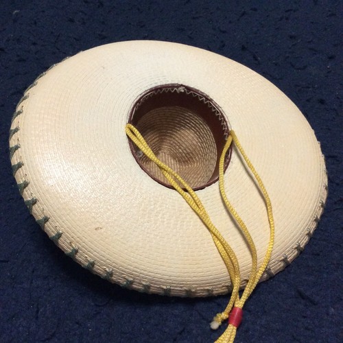 Sombrero ● Souvenir of MEXICO ● Miniature ● Vintage 1960's ● Hand Painted - Picture 4 of 8