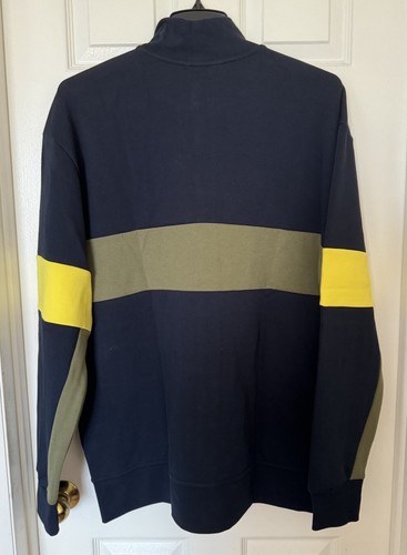 Polo Ralph Lauren Men’s XL-TALL Navy/Multi Knit Full-Zip Interlock Track Jacket - Picture 6 of 12