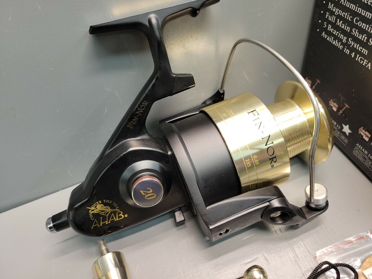 Fin-Nor ABS20 Ahab Spinning Reel # 20 NEW OLD STOCK! No. 20 Fin-Nor ABS20 Ahab Spinning Reel # 20 NEW OLD STOCK! No. 20