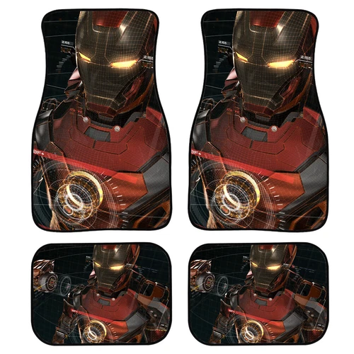 Iron Man Marvel Not-Slip Car Floor Mats