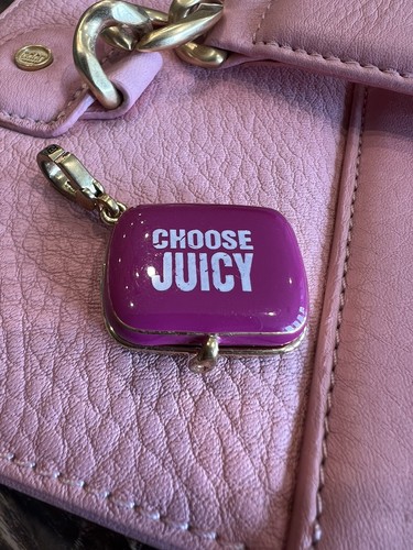 Juicy Couture Vintage Hot Pink Charm Jewelry Box Choose Juicy Mints RARE - Picture 3 of 8