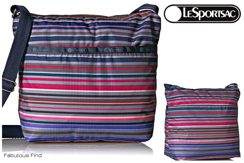Crossbody Kleurrijke Barre Cleo Stripe handtas Gratis Small Nwt D997 Ship Lesportsac dq6wF8Rtxw