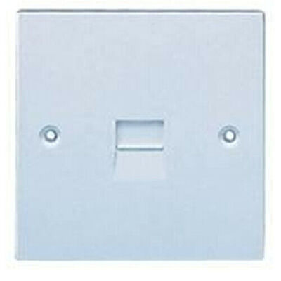 Plaque Frontale Pour Prise Téléphonique BT (British Telecom) - Blanche - Référence Kenable GB6457