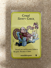Curse Sanity Check Munchkin Promo Gencon 2021 Steve Jackson Games SJG Cthulhu