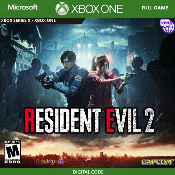 Resident Evil 2 Remake Xbox One, Series X, S Key Argentina Region VPN WW ☑No  Disc