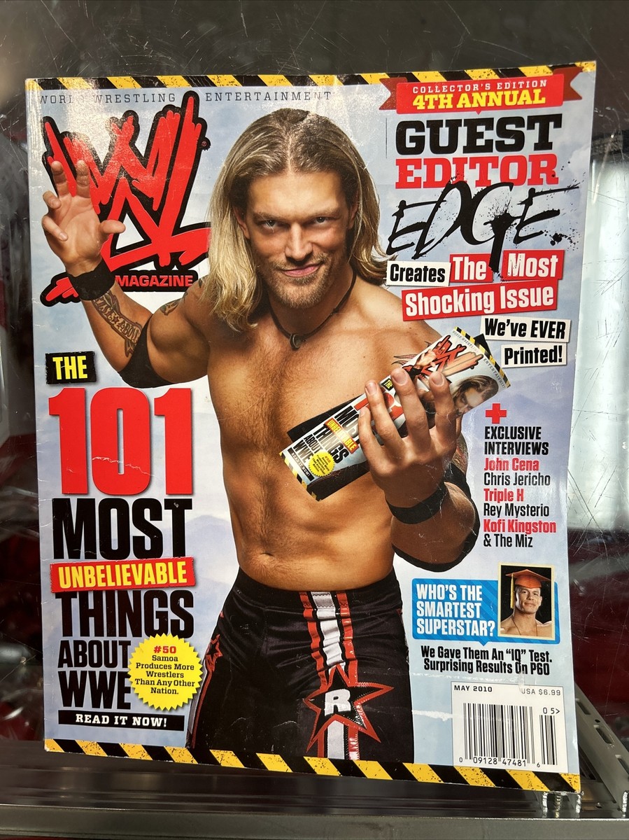 Edge WWE Wrestling Magazine May 2010
