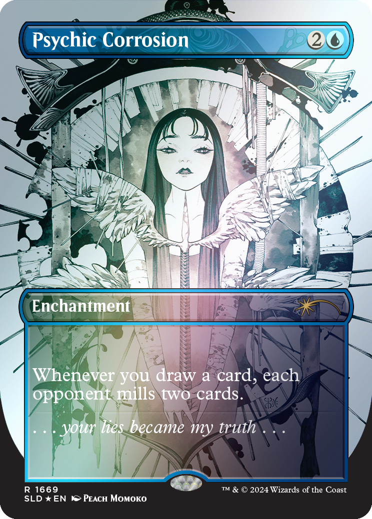 Magic the Gathering MTG Secret Lair - Featuring: Peach Momoko Foil