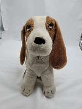 Hush Puppies Basset Hound Puppy Dog Vintage Mascot Plush Stuffed Animal Sad Eyes