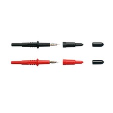 Insulated Red & Black Lantern Probes for Multimeter Test Leads GS38 Cert LDM-124