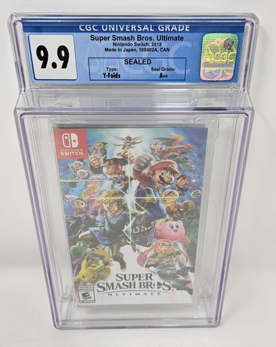 Super Smash Bros Ultimate: CGC Graded 9.9 (Nintendo Switch) Sealed First Print