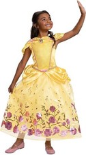 Belle Deluxe Disney Princess Fairy Tale Fancy Dress Up Halloween Child Costume