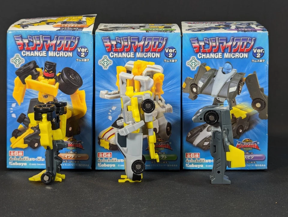 Transformers Kabaya Change Micron Legend Race Team complete Armada Minicon - Image 2 of 4