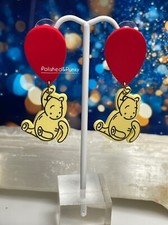 Winnie The Pooh Earrings earrings Balloon earrings gift box