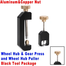For HO Slot Car Wheel Hub & Gear Press and Wheel Hub Puller Black Tool Package