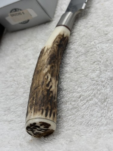 Boker Gaucho 6 Stag Handle Hunting Sheath Knife Made In Argentina - Picture 18 of 22